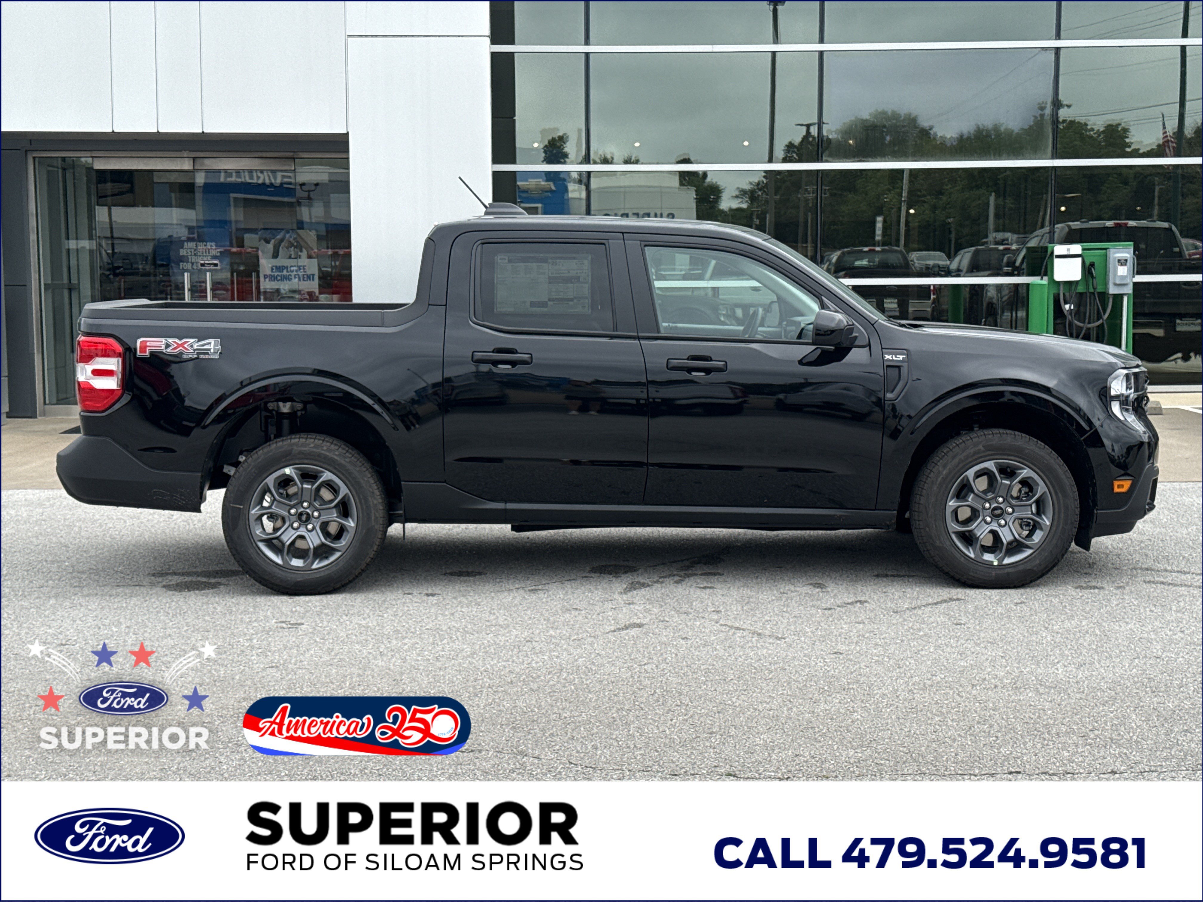 New 2026 Shadow Black Ford XLT AWD image 2