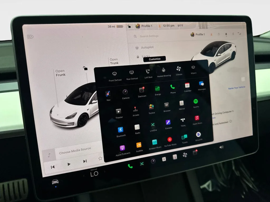 Used 2021 White Tesla Performance image 62