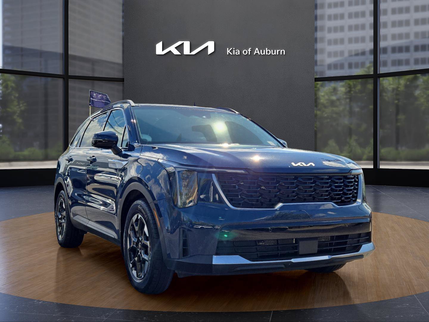 Used 2025 Midnight Lake Blue Kia S image 4