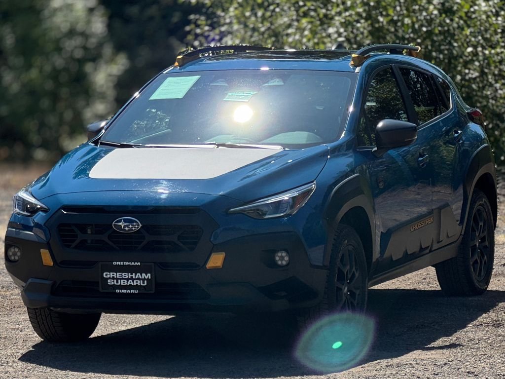 Used 2024 Geyser Blue Pearl Subaru Wilderness image 3