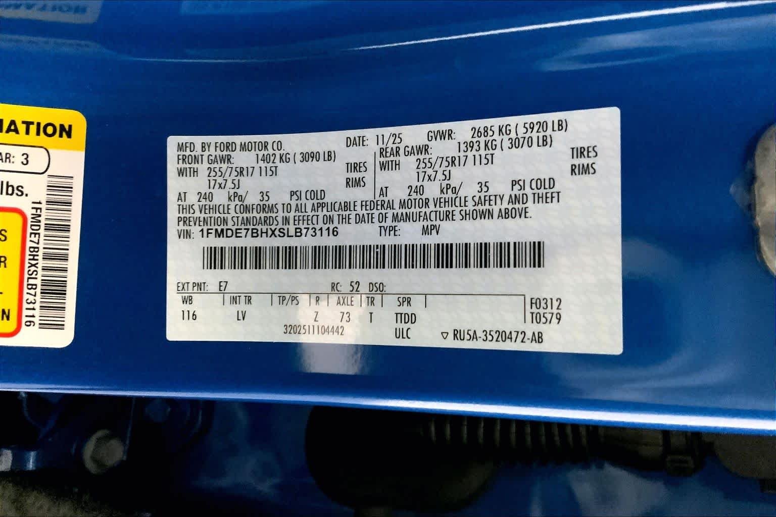 New 2025 Velocity Blue Metallic Ford Big Bend® image 20