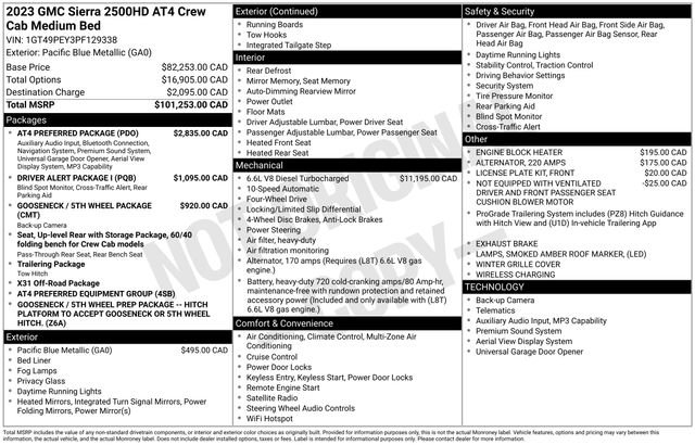 Used 2023  GMC AT4 image 7