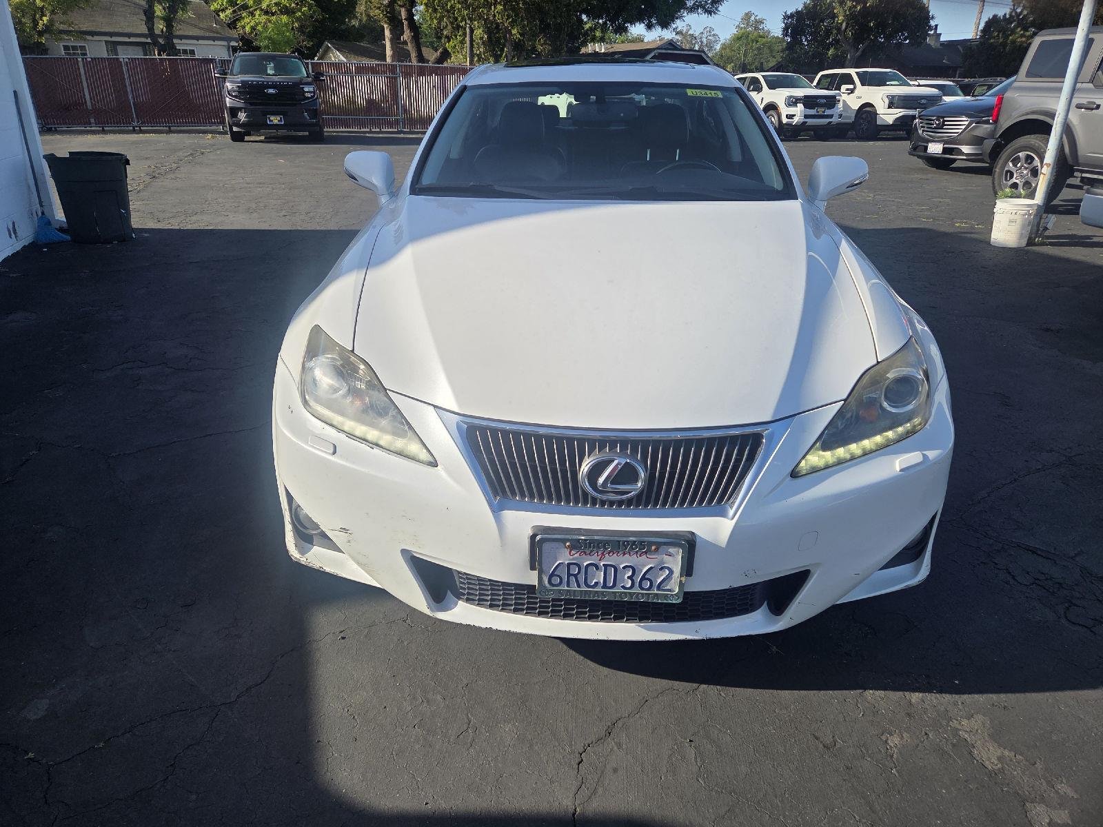 Used 2011 Lexus IS 350 with VIN JTHBE5C2XB5027800 for sale in Santa Cruz, CA