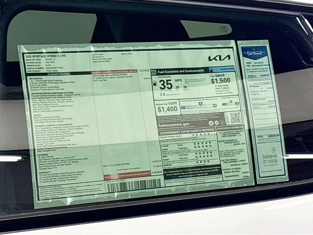 New 2026 Wolf Gray Kia S image 23