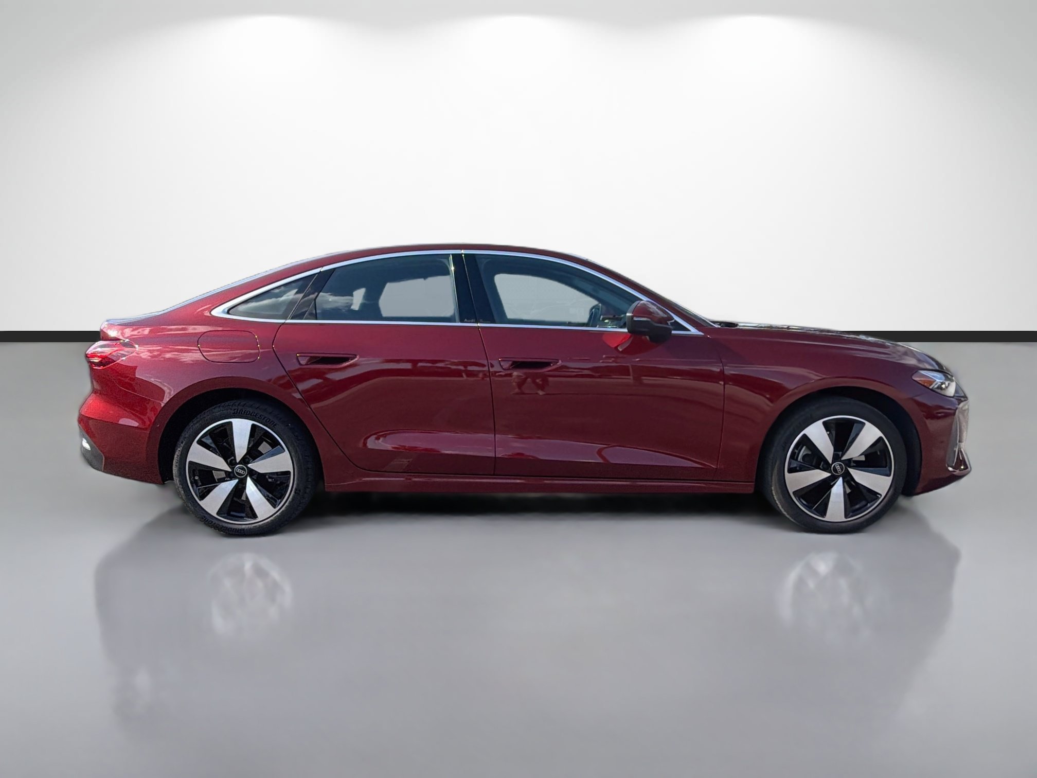 Certified Used 2025 Red Metallic Audi Prestige image 2