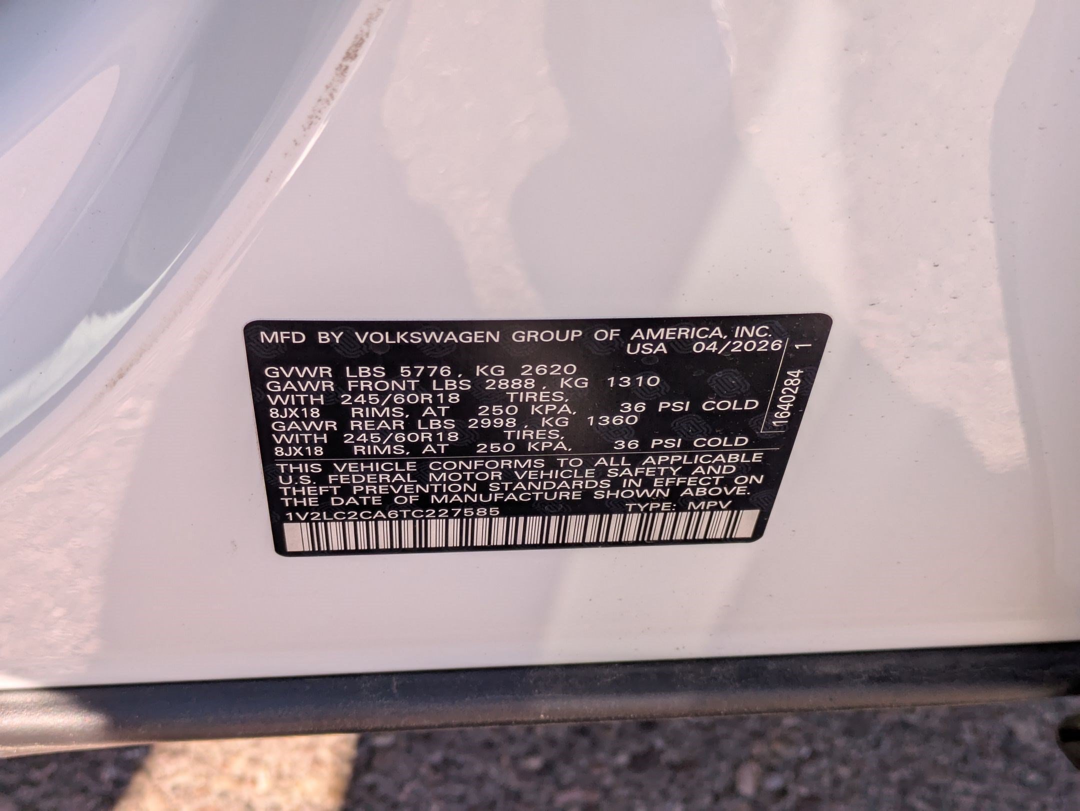 New 2026 White Volkswagen 2.0T SE image 16