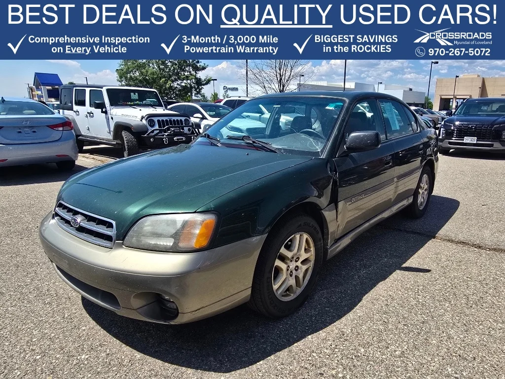 Used 2000 Timberline Green Pearl/Titanium Pearl Subaru Outback Ltd image 1