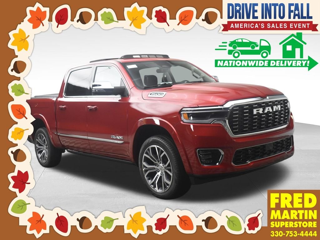New 2027 Molten Red Pearl-Coat Exterior Paint RAM Tungsten image 1