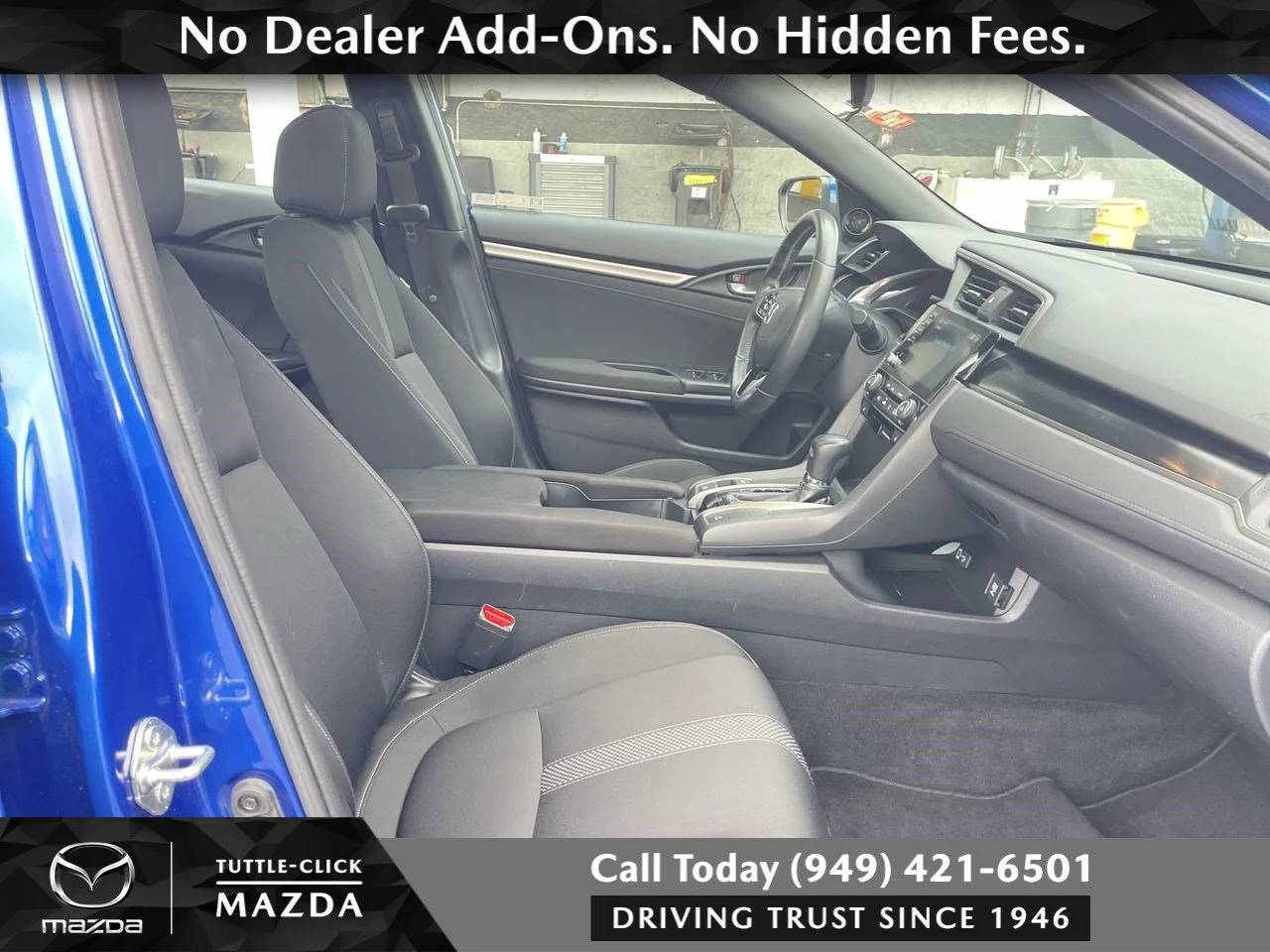 Used 2020 Blue Honda EX image 25