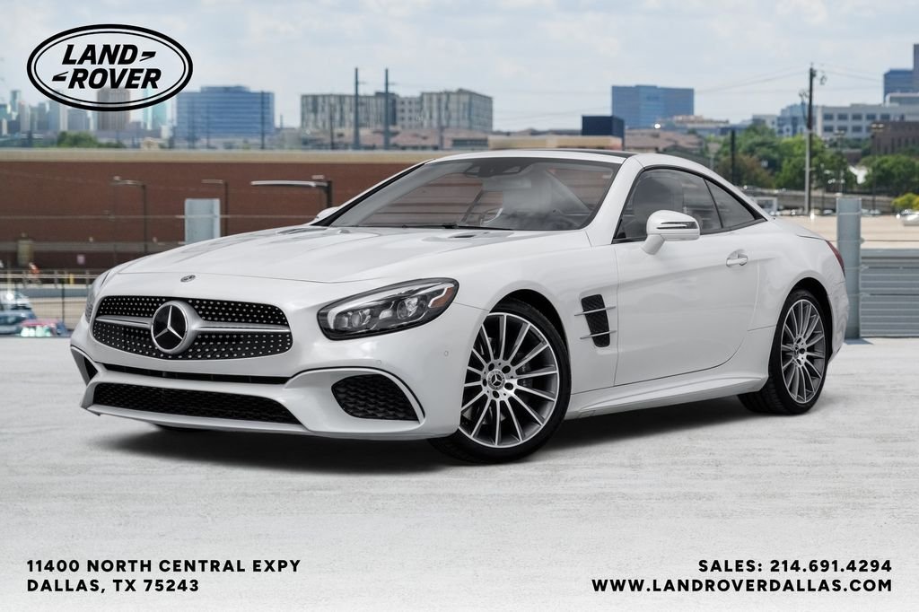 Used 2018 White Mercedes-Benz SL 550 image 1