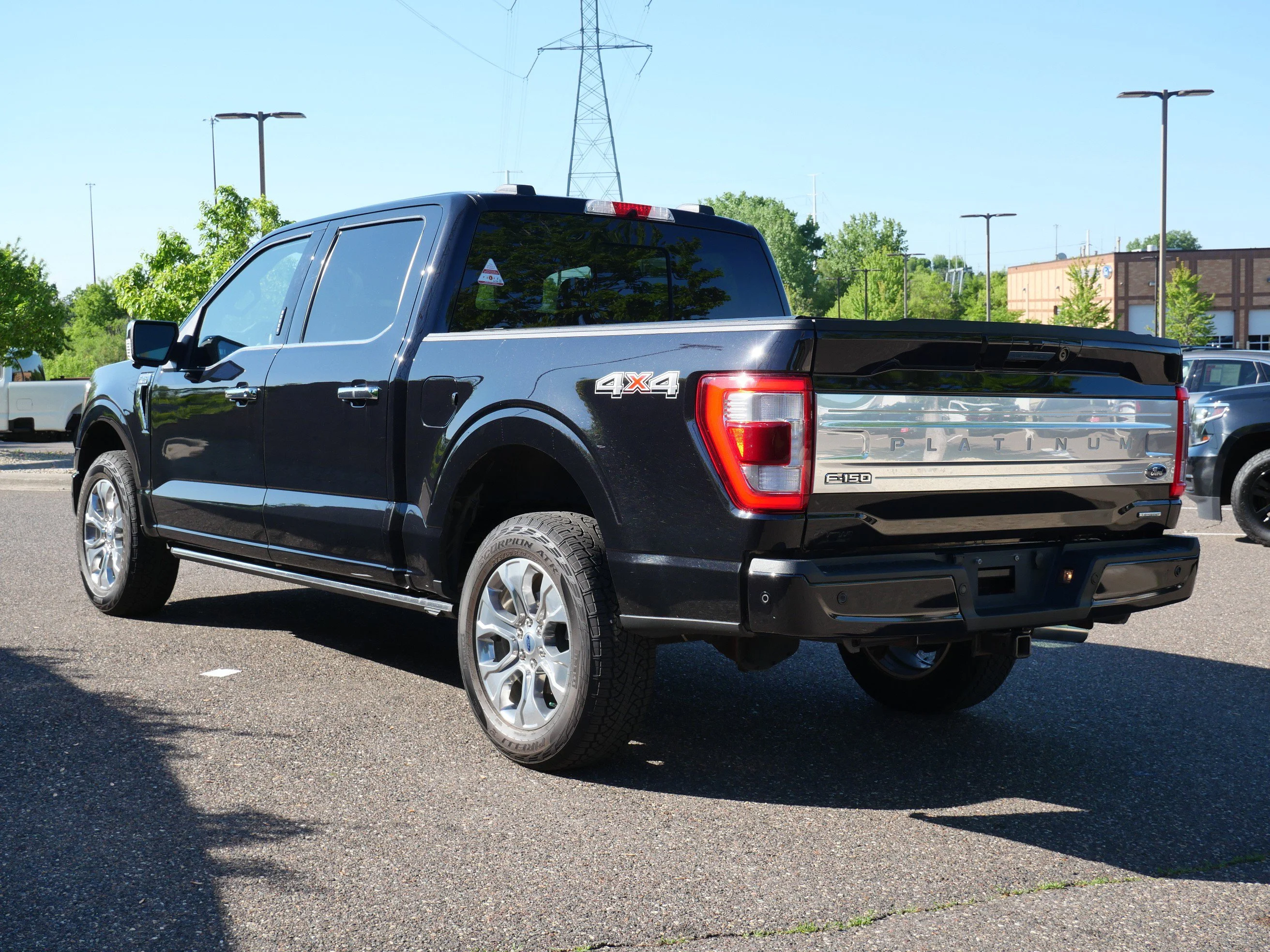 Certified Used 2022 Agate Black Metallic Ford Platinum image 4