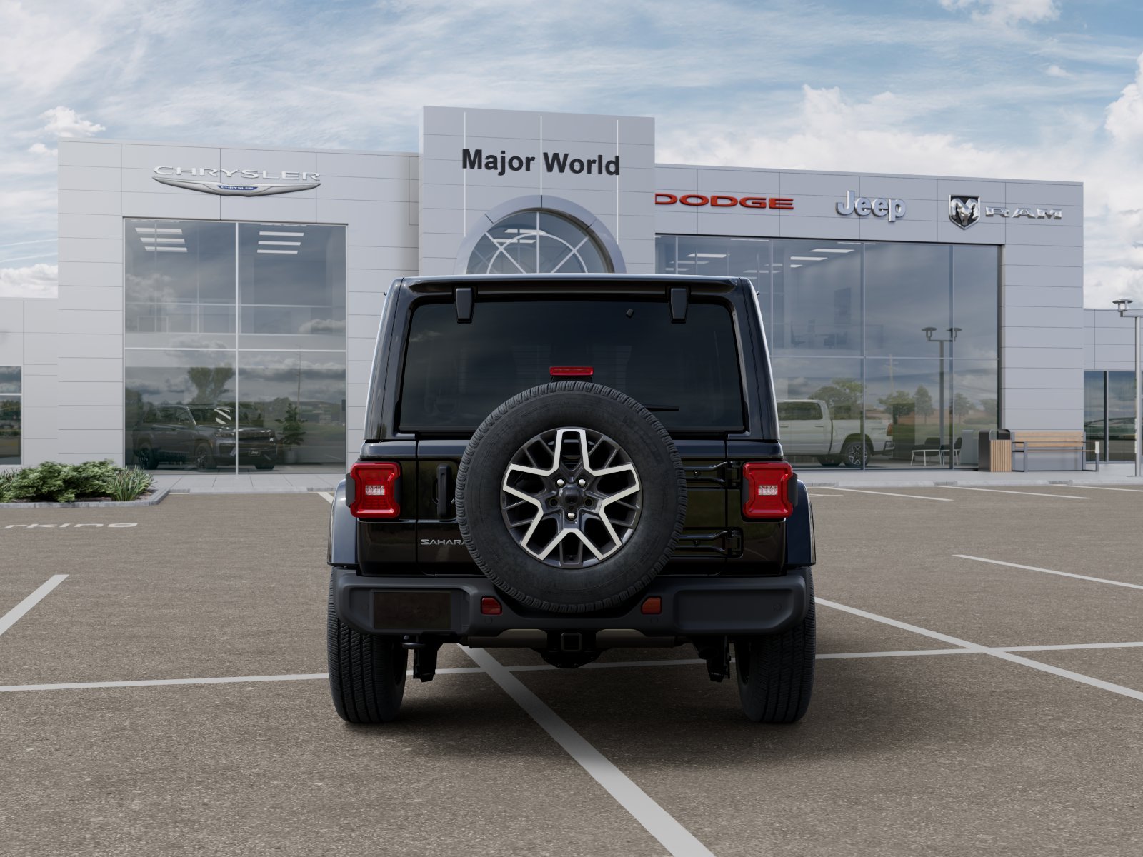 New 2026 Black Clear-Coat Exterior Paint Jeep Sahara image 7