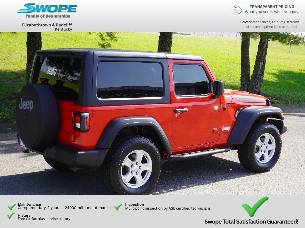 Used 2019 Firecracker Red Clearcoat Jeep Sport S image 3