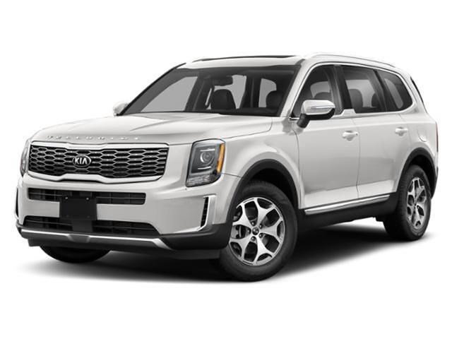 Used 2021 Glacial White Pearl Kia EX image 1