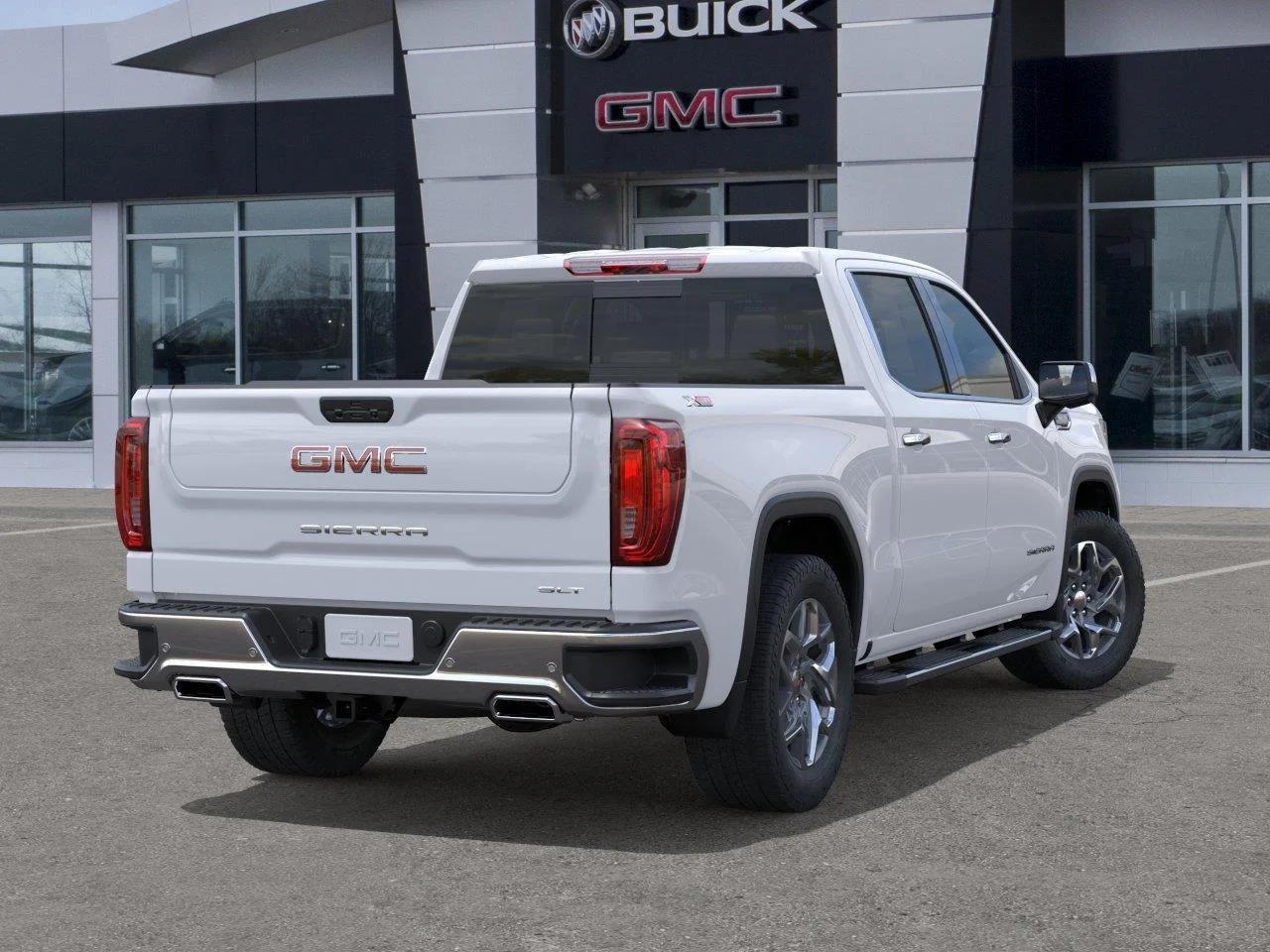 New 2026 Glacier White Tricoat GMC SLT image 4