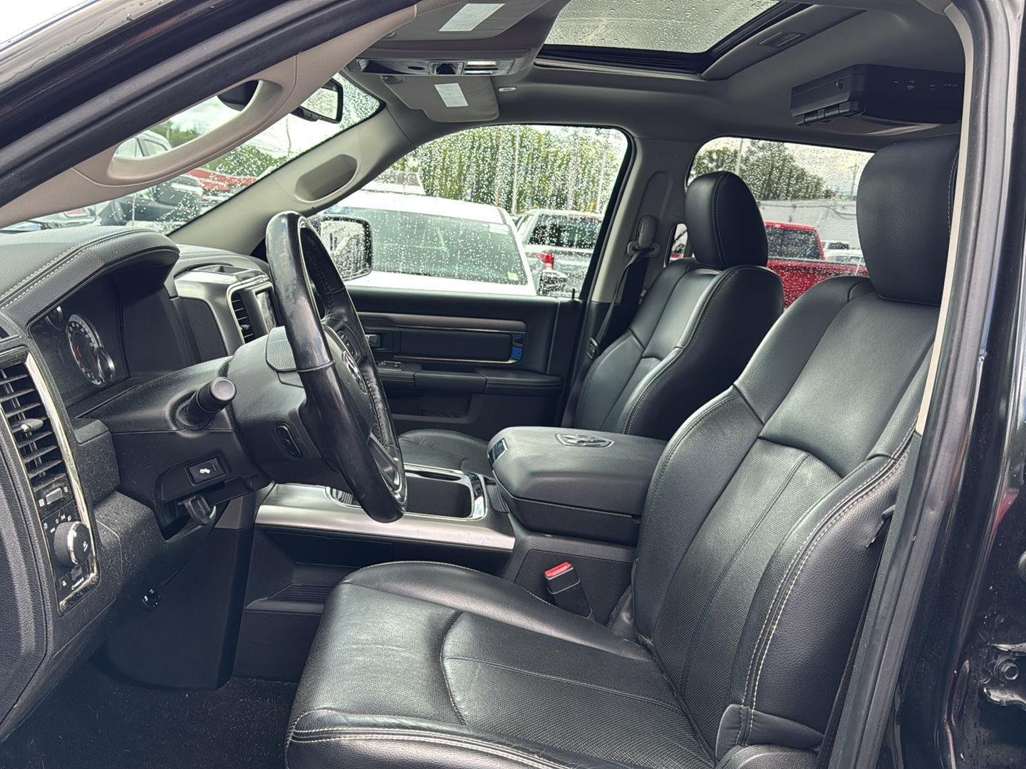 Used 2018 Brilliant Black Crystal Pearlcoat Ram Night image 7