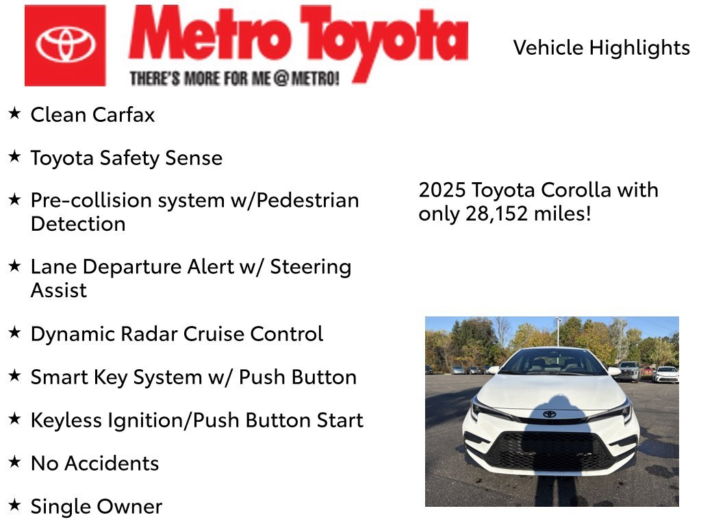 Used 2025 Beige Toyota SE image 8