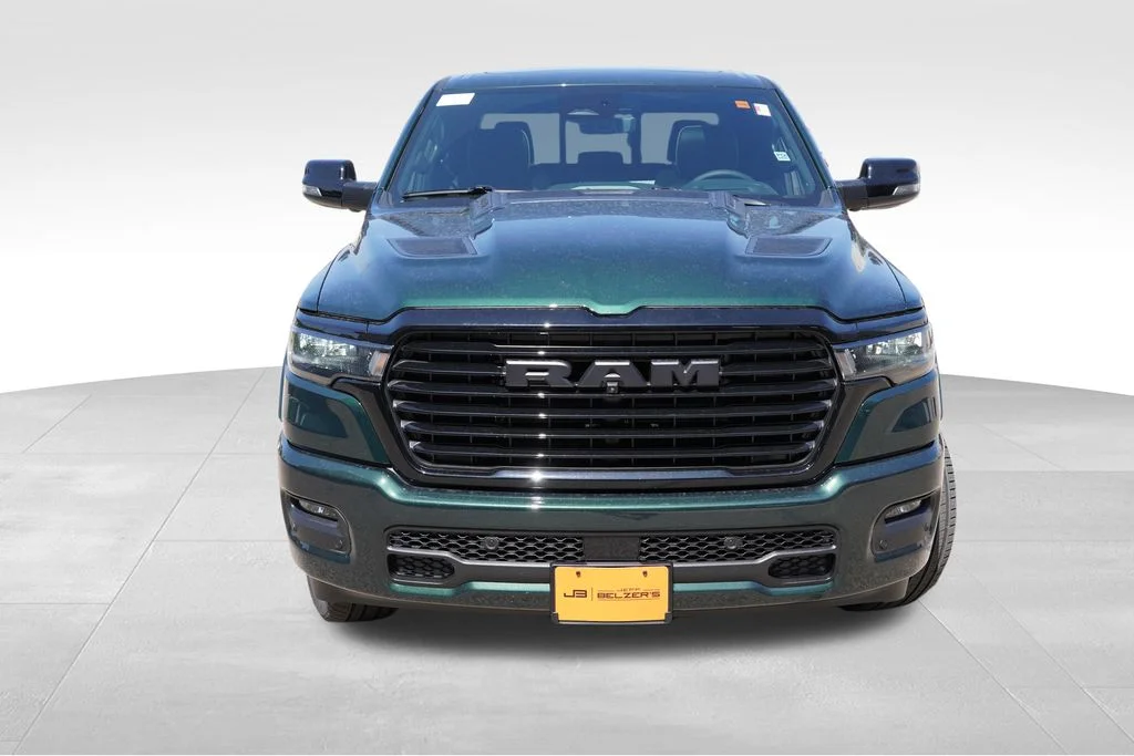 New 2027 Serrano-Green Metallic Exterior Paint RAM Laramie image 8