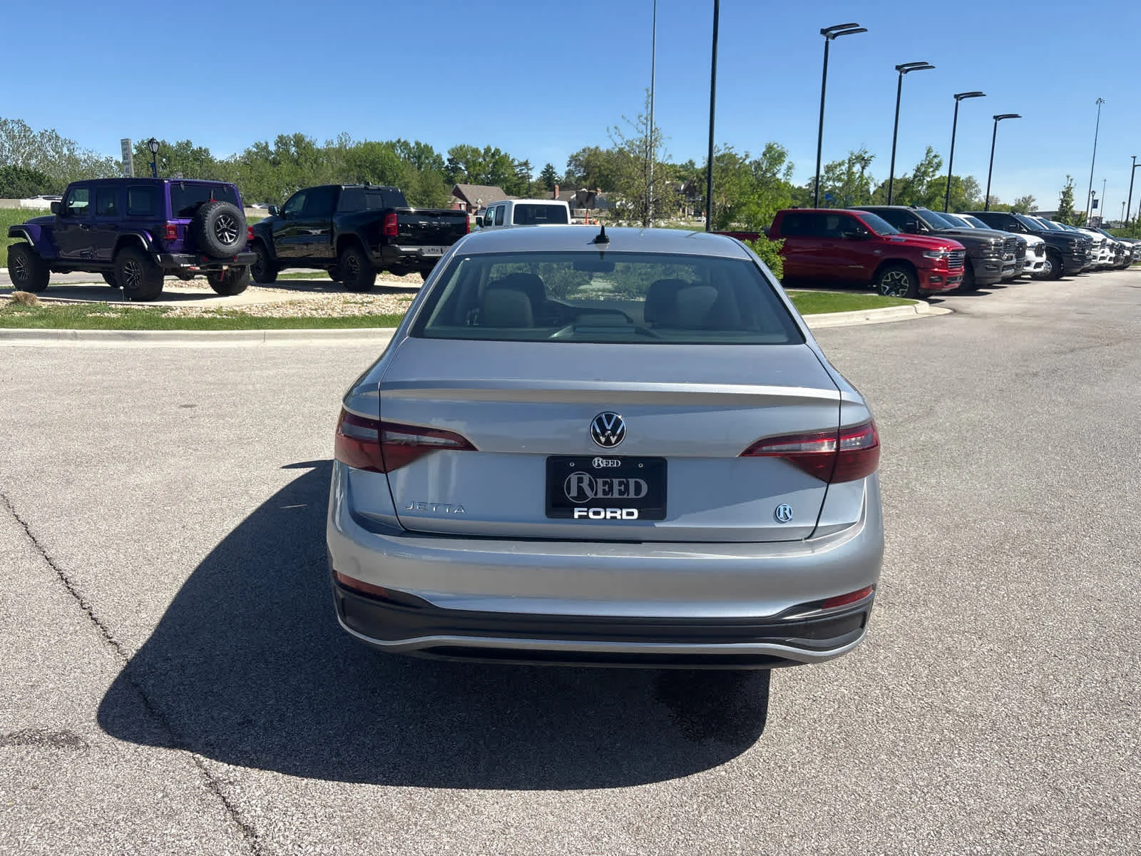 Used 2024 SILVER Volkswagen S image 8