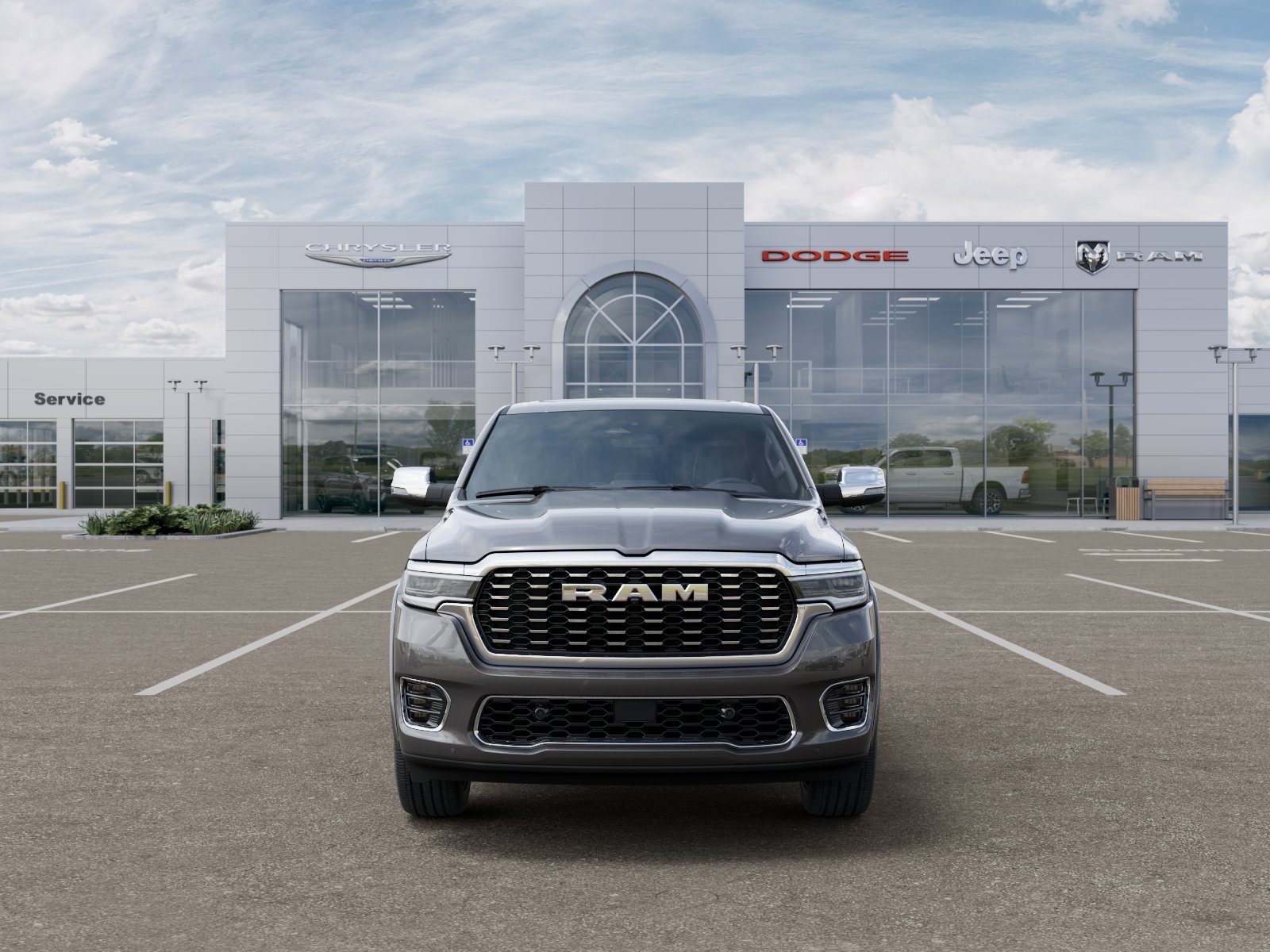 New 2027 Granite Crystal Metallic Clear-Coat Exterior Paint RAM Tungsten image 6