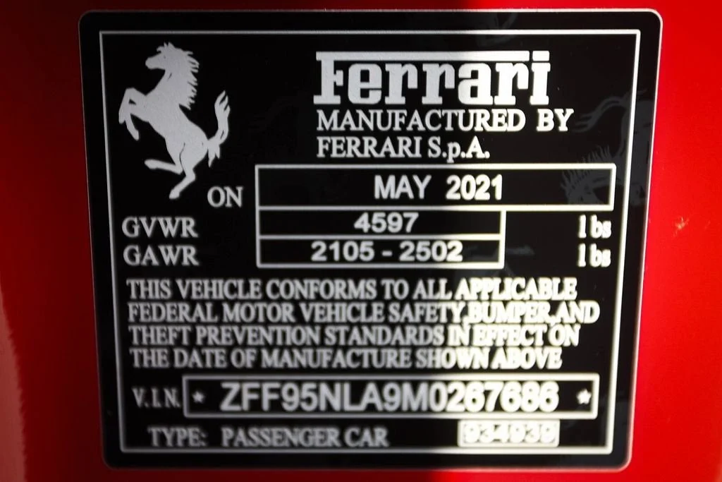 Used 2021 Rosso Corsa Ferrari Base image 52