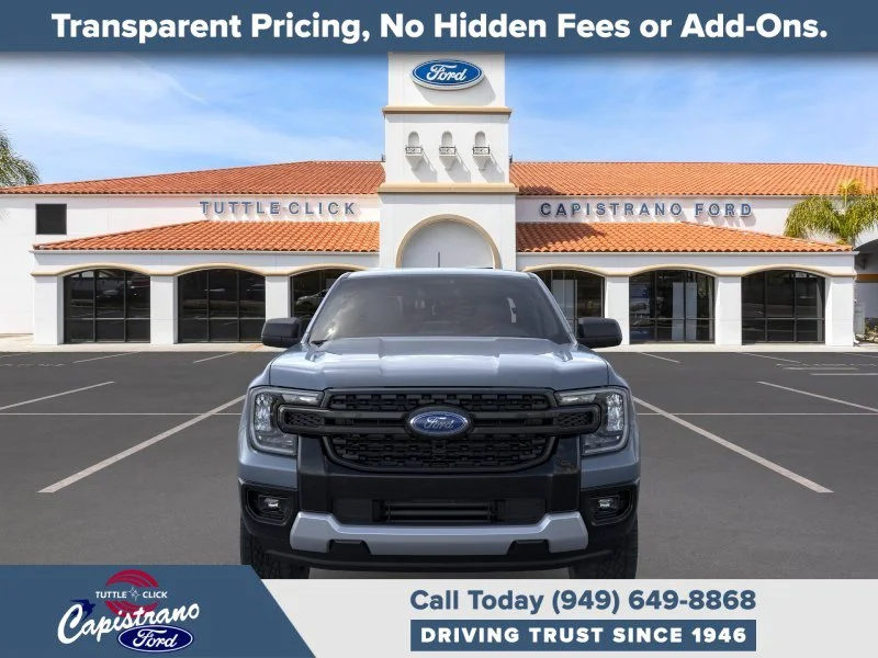New 2025 Azure Gray Metallic Tri-coat Ford XLT image 6
