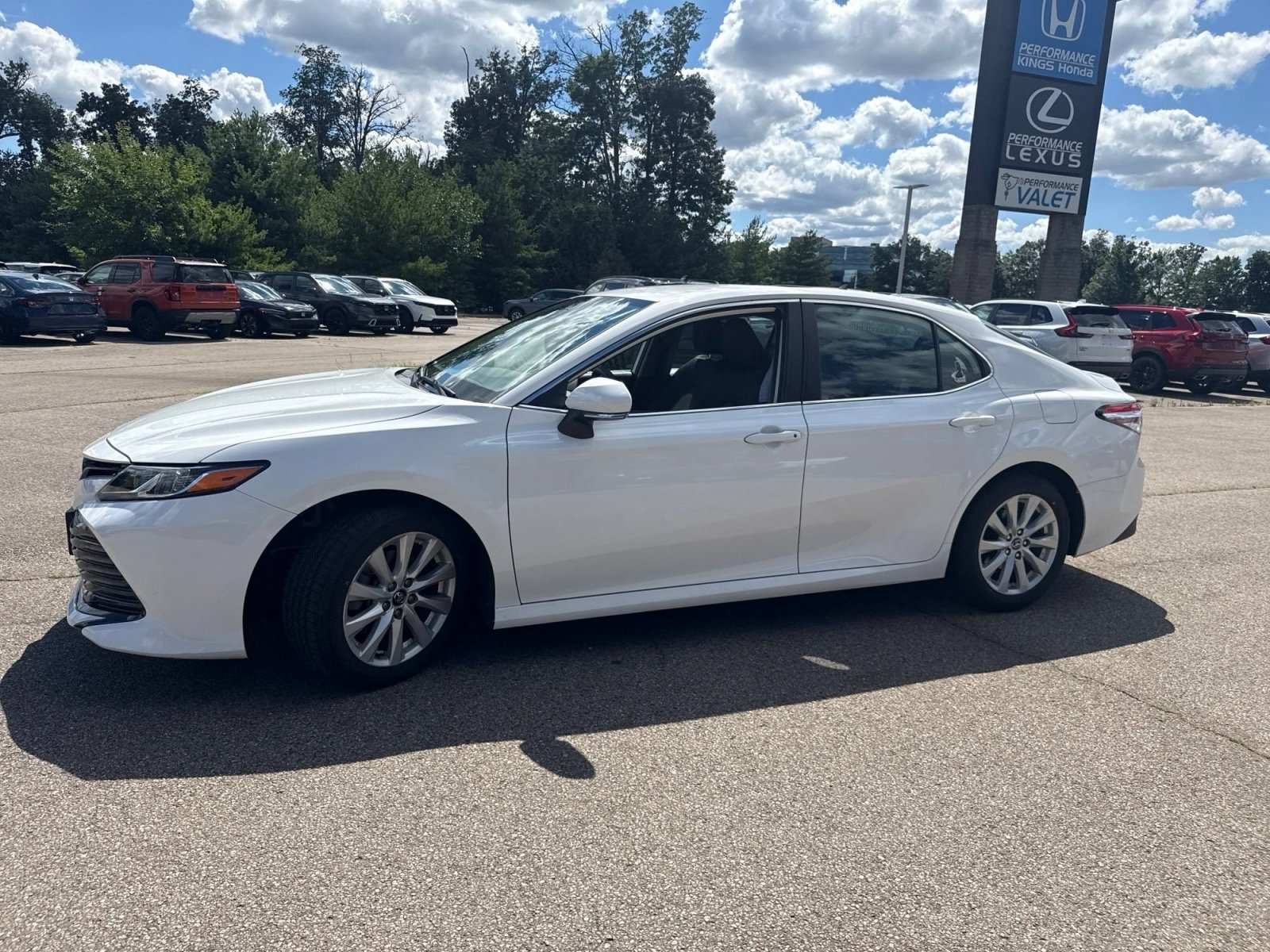 Used 2020 Super White Toyota LE image 11