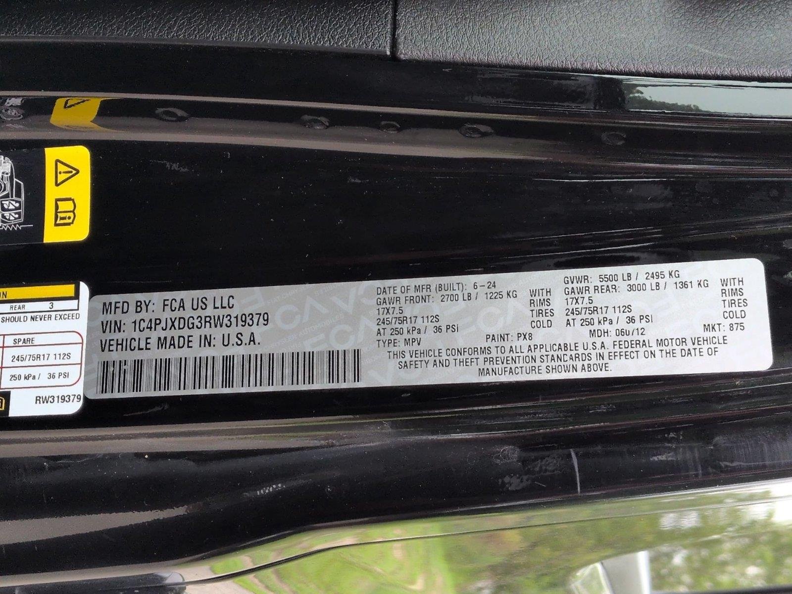 Used 2024 Black Clearcoat Jeep Sport S image 37