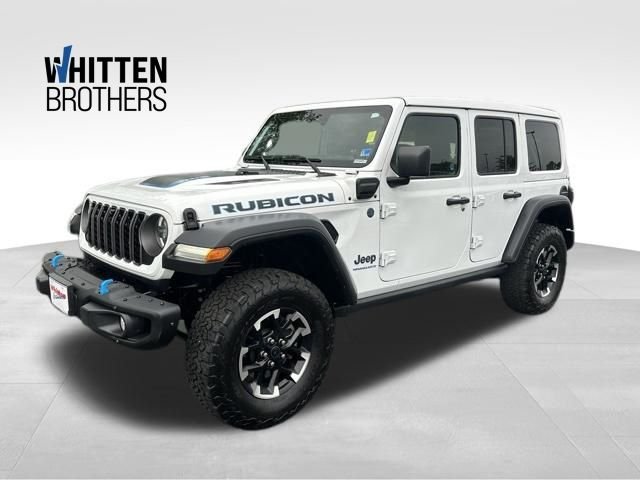 Used 2024 White Jeep Rubicon 4xe image 1