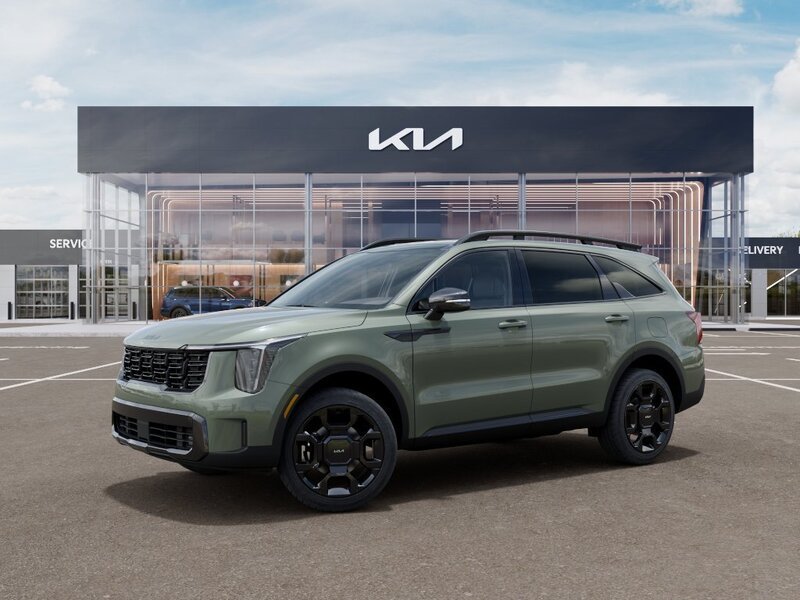 New 2026 Jungle Green Kia X-Line EX AWD image 3