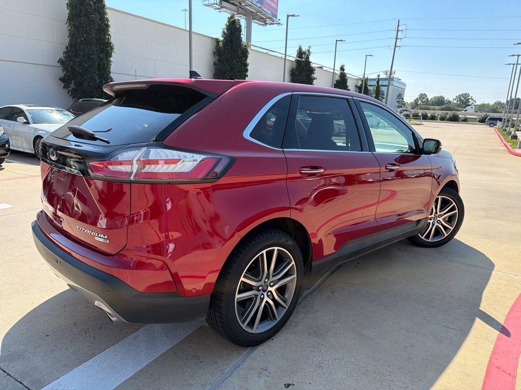 Used 2020 Red Metallic Ford Titanium image 3