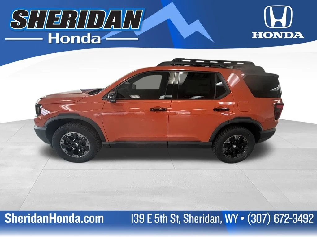 New 2026 Sunset Orange Honda TrailSport Elite image 1