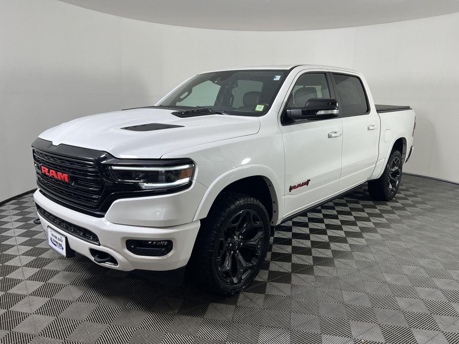 Used 2022 Ivory White Tri-Coat Pearlcoat Ram Limited image 7