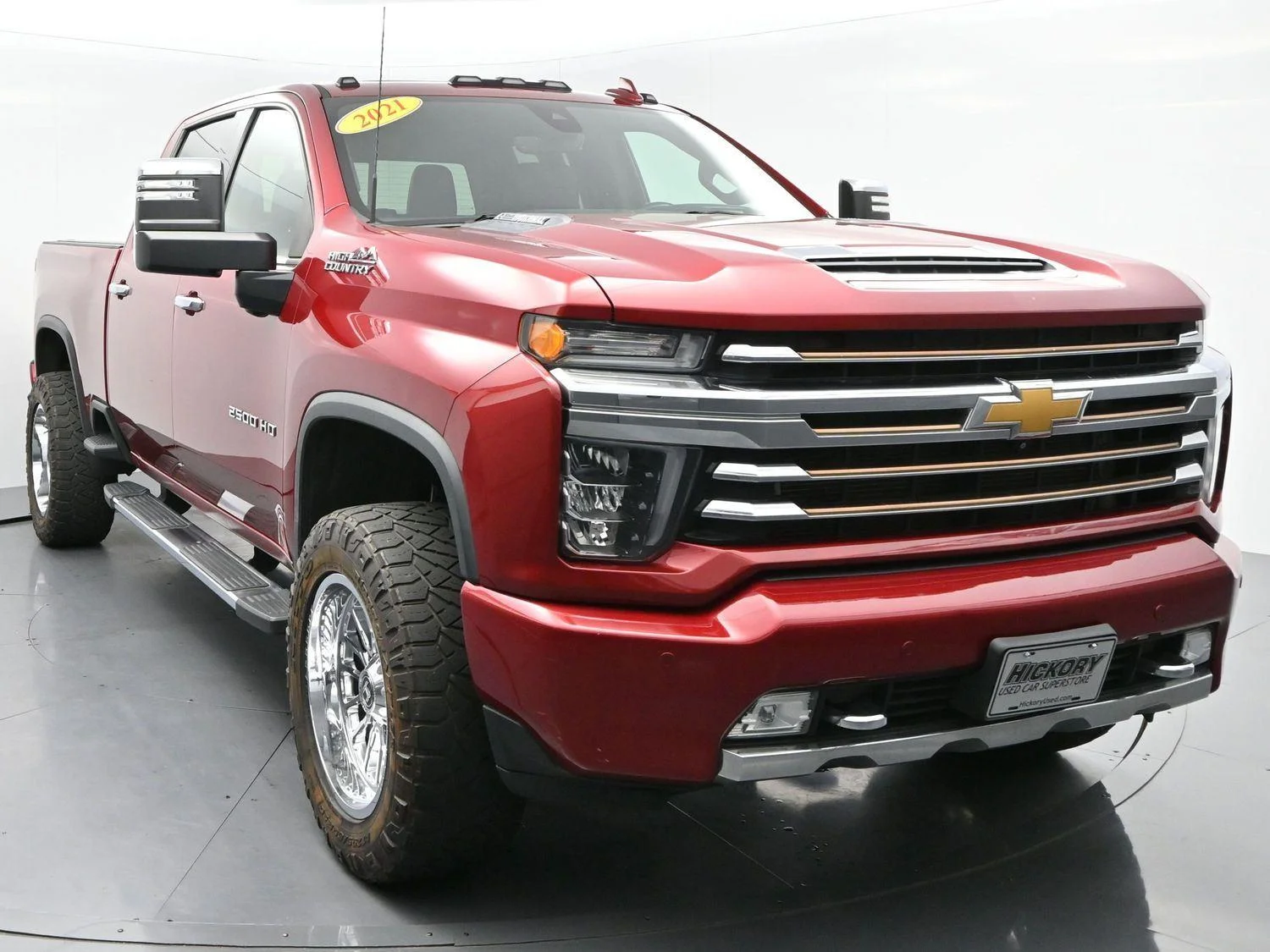 Used 2021 Cherry Red Tintcoat Chevrolet High Country image 2
