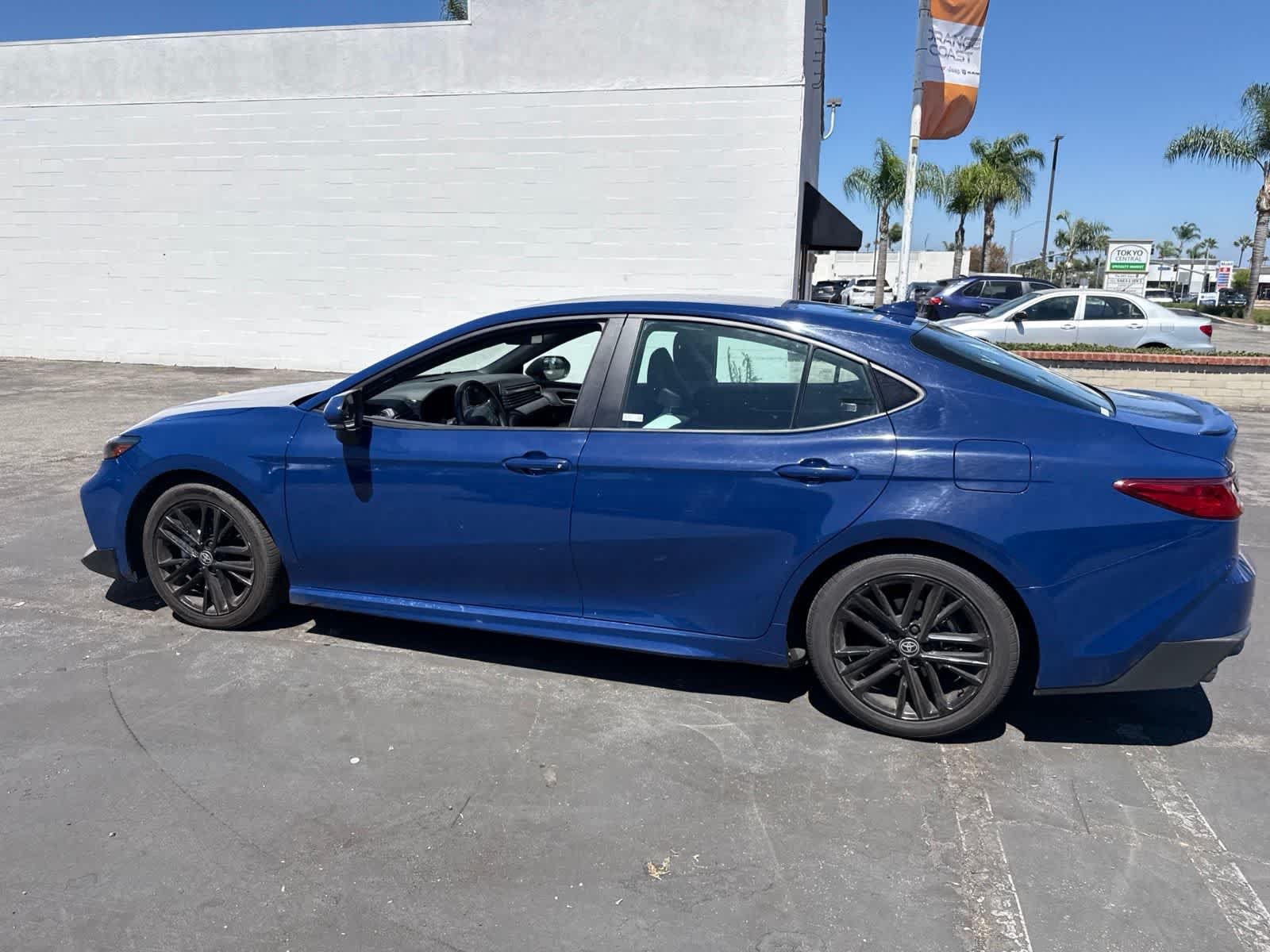Used 2025 Reservoir Blue Toyota SE image 22