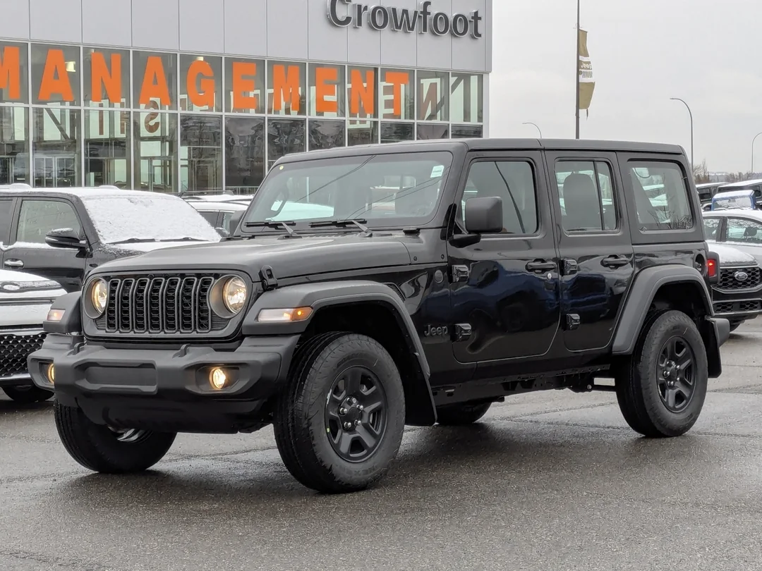 New 2026 Black Jeep Sport - - 4x4 - 2.0L Turbo Engine - 12.3 Uconnect 5 Display - 3-Piece Hard Top & More! image 4