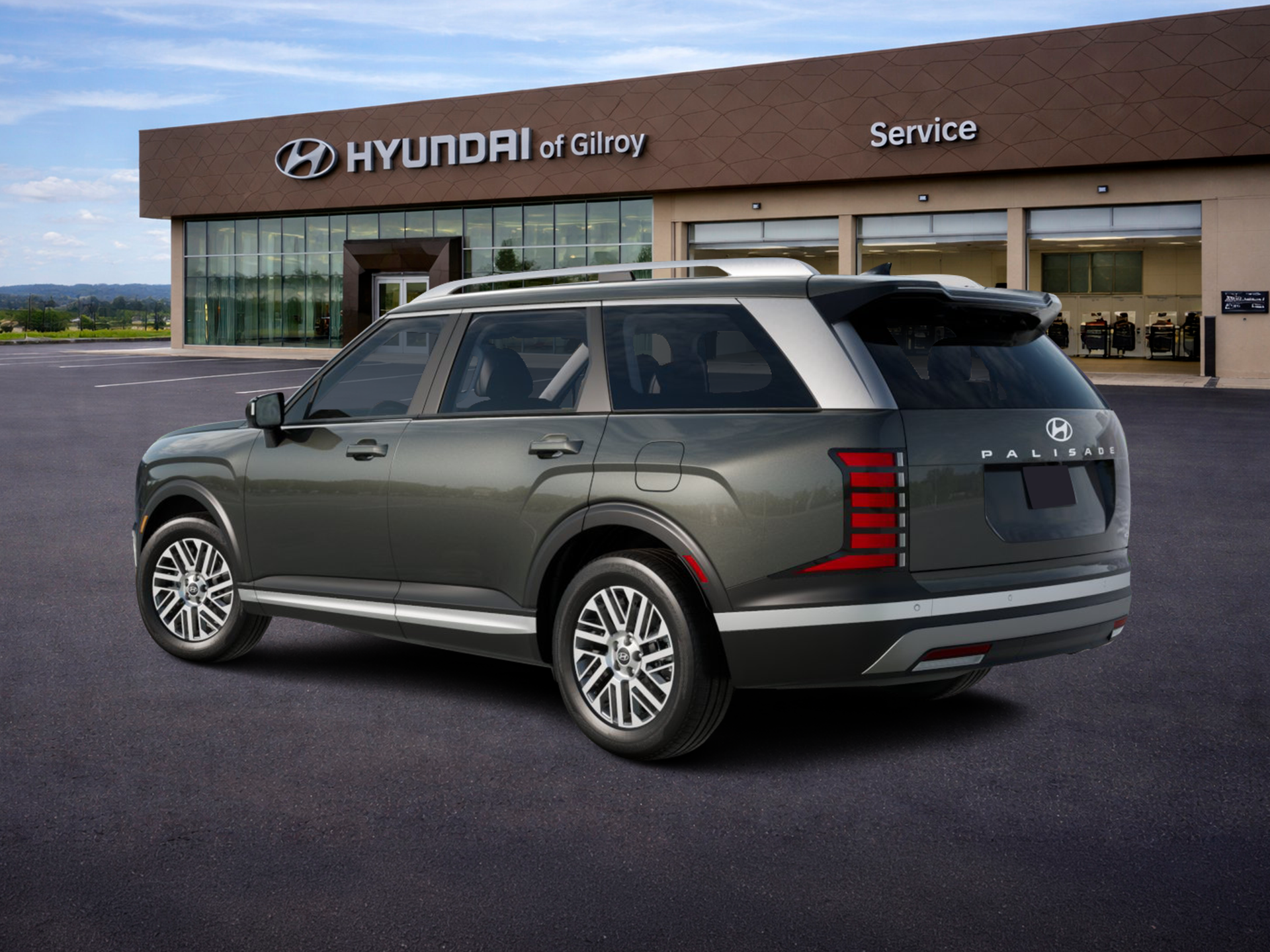 New 2026 Green Hyundai SEL AWD image 4