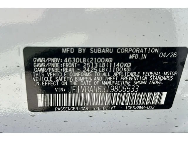 New 2026 CERAMIC WHITE Subaru Premium image 52