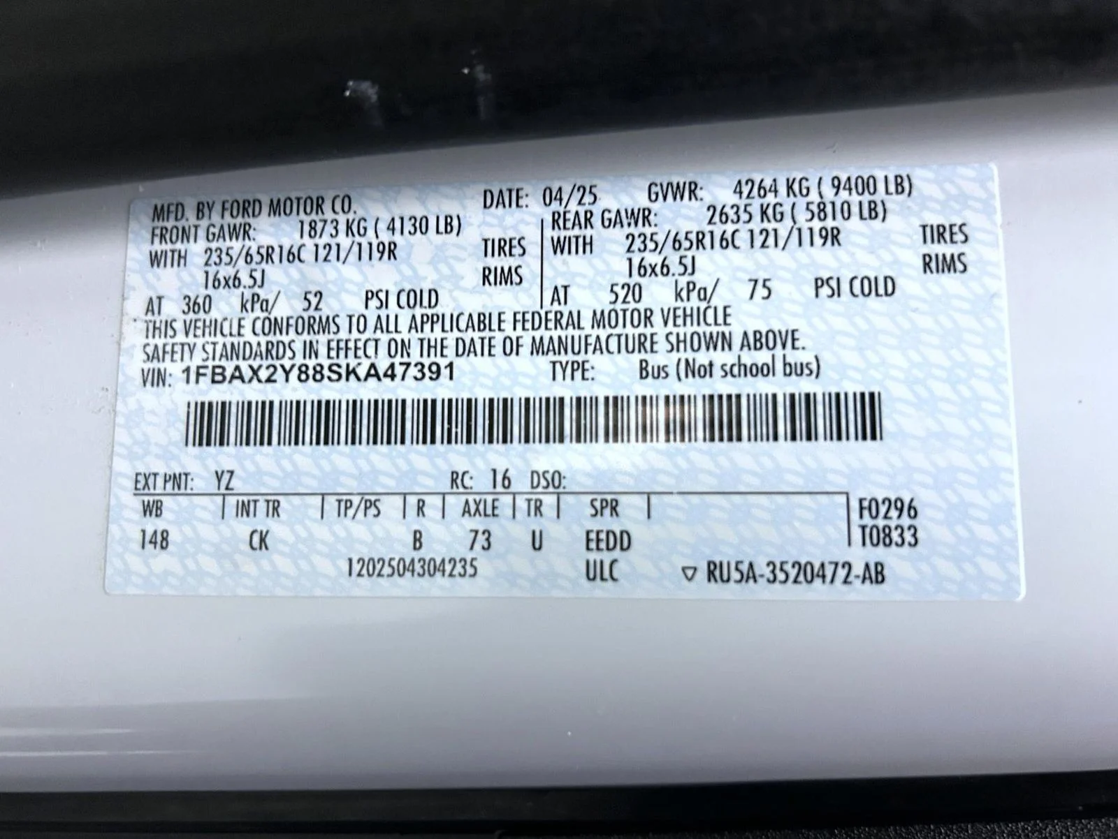 Used 2025 White Ford XLT image 24