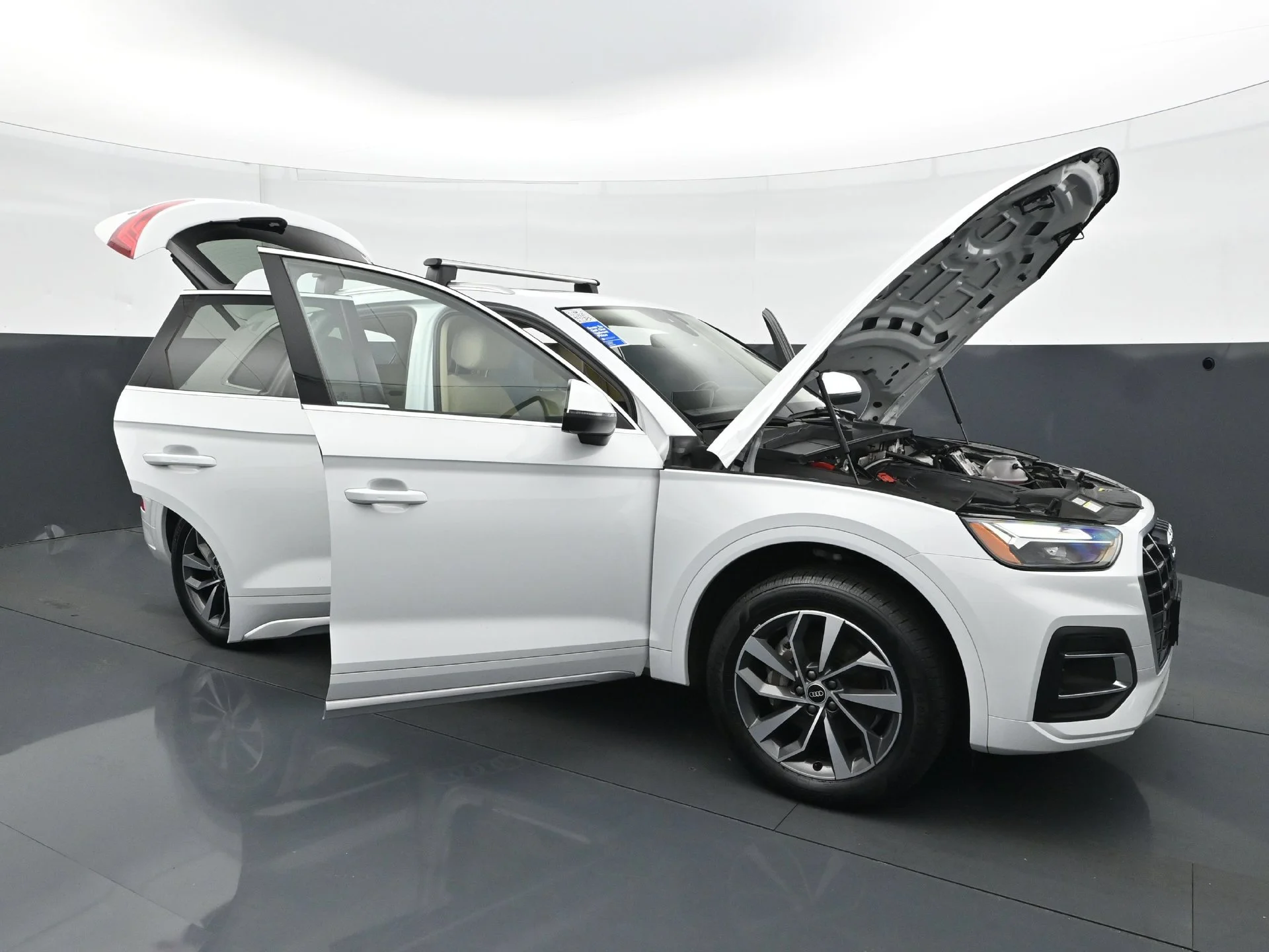 Used 2021 Glacier White Metallic Audi 45 Premium Plus image 36