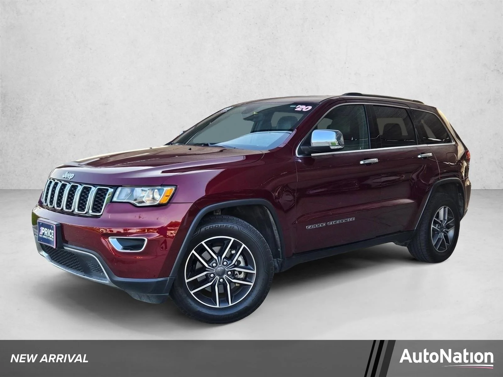 Used 2020 Velvet Red Pearlcoat Jeep Limited image 1