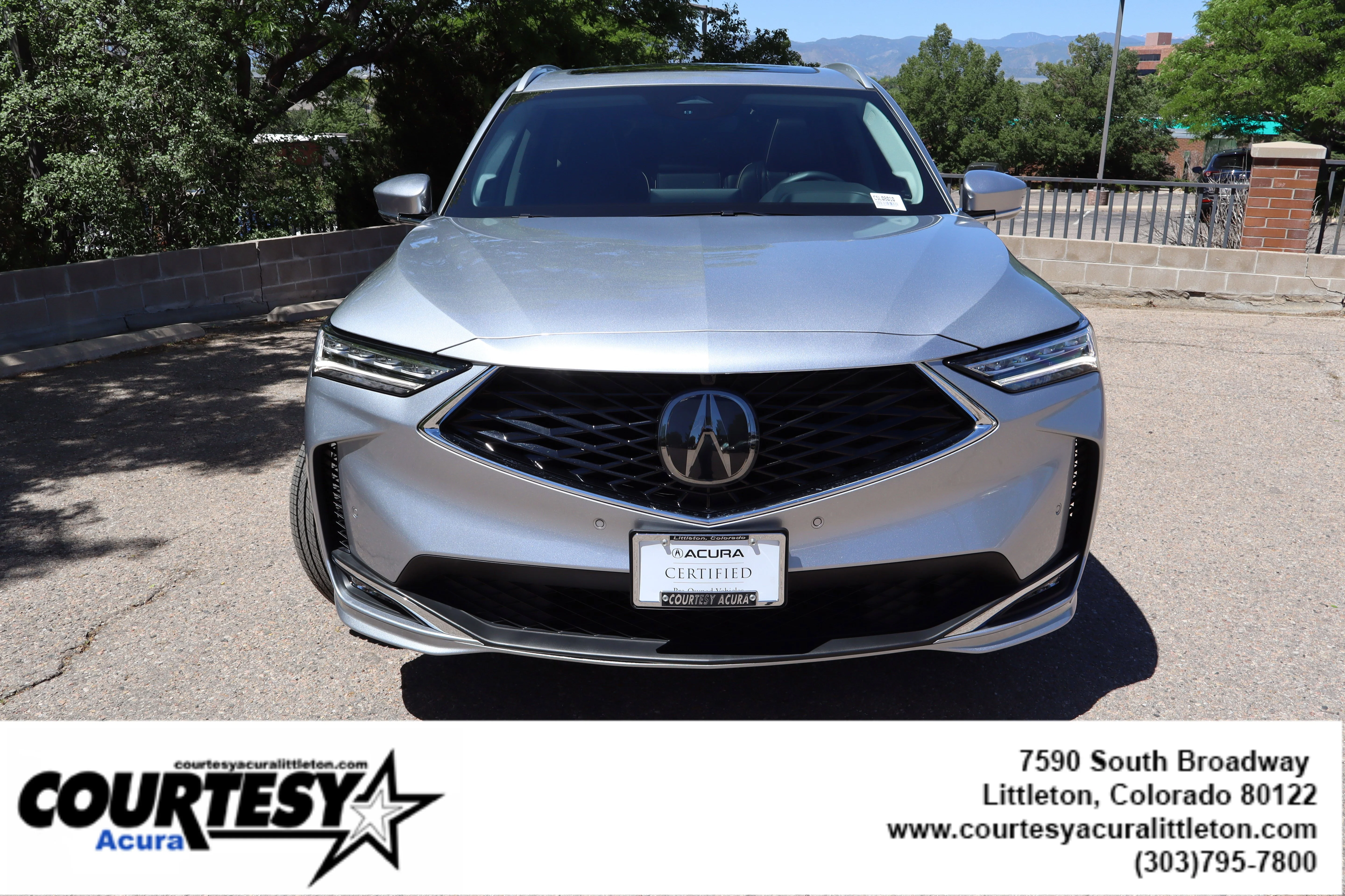 Certified Used 2026 Solar Silver Metallic Acura SH-AWD with Advance Package image 2