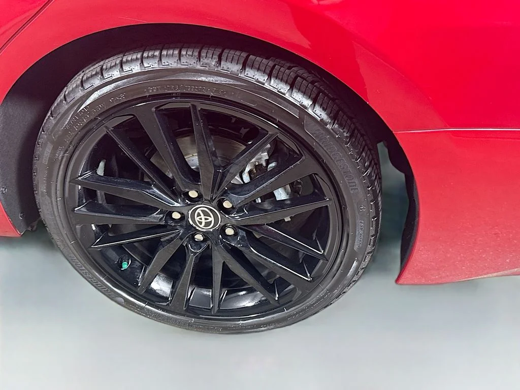 Certified Used 2021 Supersonic Red/Midnight Black Metallic Toyota Hybrid XSE image 9