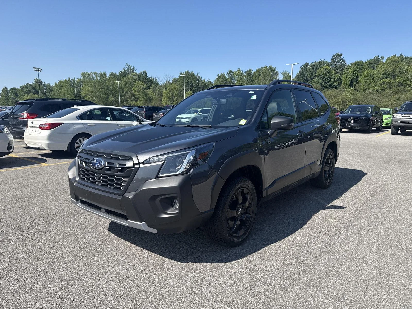 Used 2024 Magnetite Gray Metallic Subaru Wilderness image 3