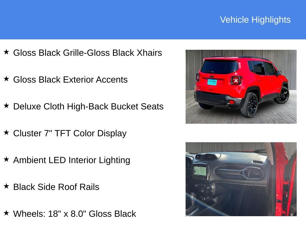 Used 2023 Red Jeep Altitude image 9