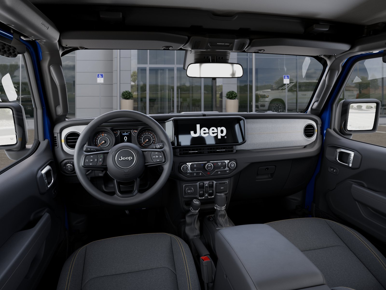New 2026 Hydro Blue Pearl-Coat Exterior Paint Jeep Sport 4x4 image 40