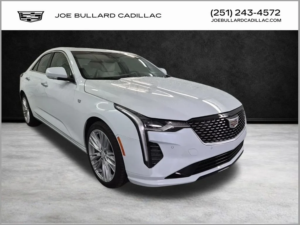 New Vibrant White Tricoat 2026 Cadillac CT4 in Mobile, AL | VIN
