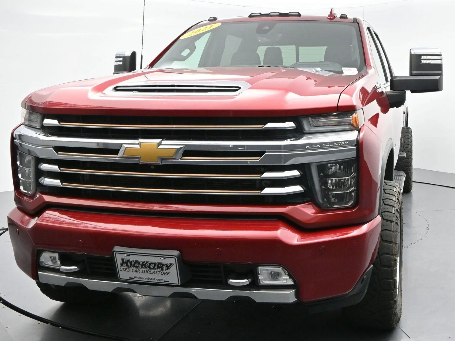 Used 2021 Cherry Red Tintcoat Chevrolet High Country image 3