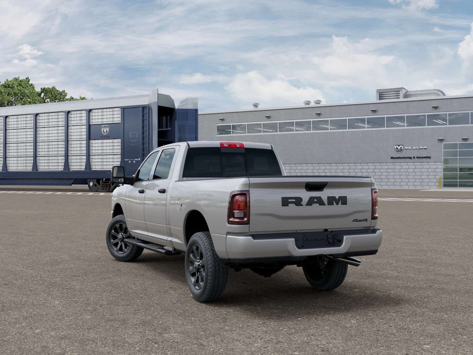 New 2027 Silver-Zynith Exterior Paint RAM Black Express image 3