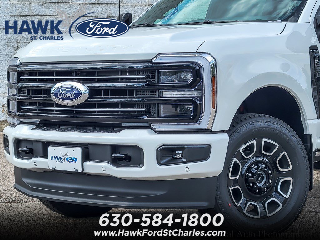 New 2026 Star White Metallic Tri-Coat Ford F-350® Platinum® image 2